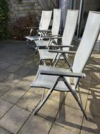 4 verstelbare tuinstoelen - Gratis af te halen, Tuin en Terras, Tuinstoelen, Ophalen, Gebruikt, Verstelbaar