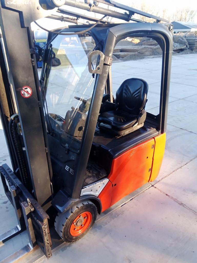 Heftruck Linde E15 electrische super netjes, 1000 tot 2000 kg, Ophalen, Elektrisch, Heftruck