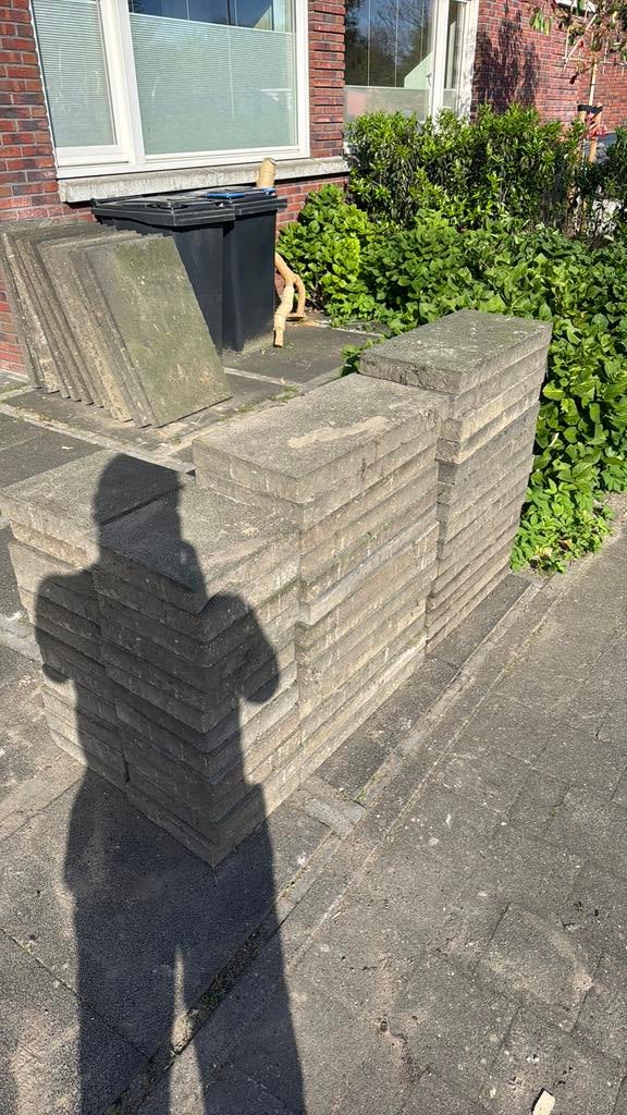 Gratis tegels, Tuin en Terras, Terrasdelen en Vlonders, Ophalen, Zo goed als nieuw, Overige materialen