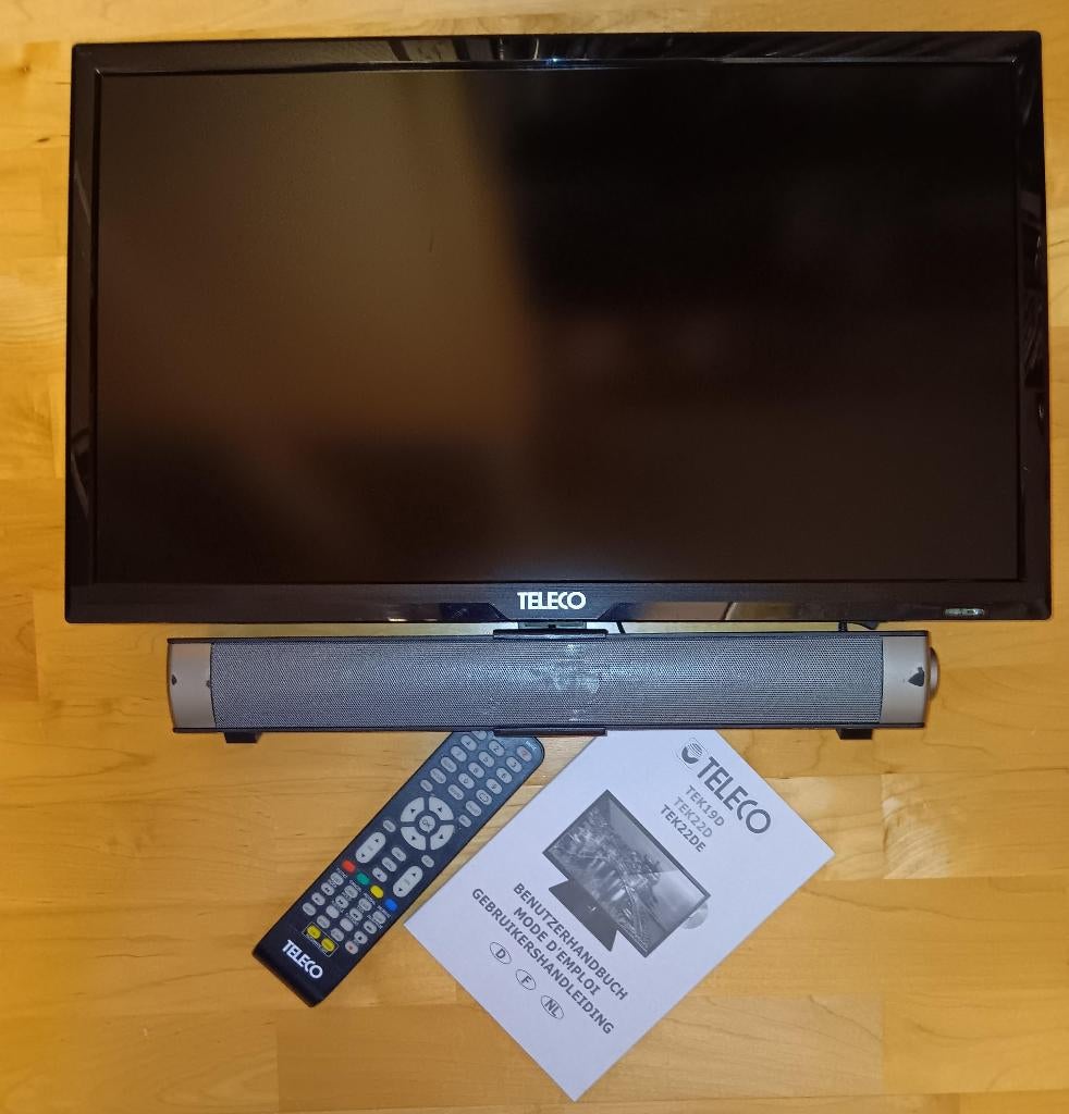 TELECO TEK22DE TV & DVD & Soundbar, Ophalen, Gebruikt