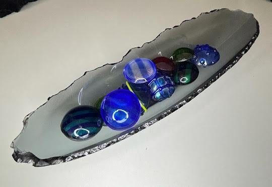 Frank van der Ham,'Boot' 1998 Glaskunstbeurs Leerdam, Ophalen of Verzenden