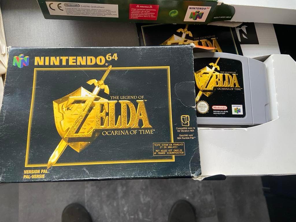 Zelda Ocarina of Time N64 - Compleet met doos en handleiding, Avontuur en Actie, Gebruikt, 1 speler, Ophalen of Verzenden