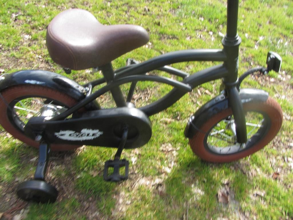 te koop Kinderfiets 12 inch, Fietsen en Brommers, Fietsen | Kinderfietsjes, Ophalen, Gebruikt, Minder dan 16 inch, Zijwieltjes