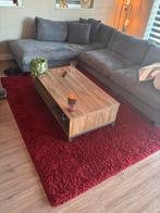 Salontafel Matthias – acaciahout – 119x67 cm – Leen Bakker, Ophalen, 100 tot 150 cm, 50 tot 100 cm, Zo goed als nieuw