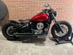 Yamaha dragster 1100 custom bobber rood/zwart, Cardan-aandrijving, 2 cilinders, Particulier, 1100 cc