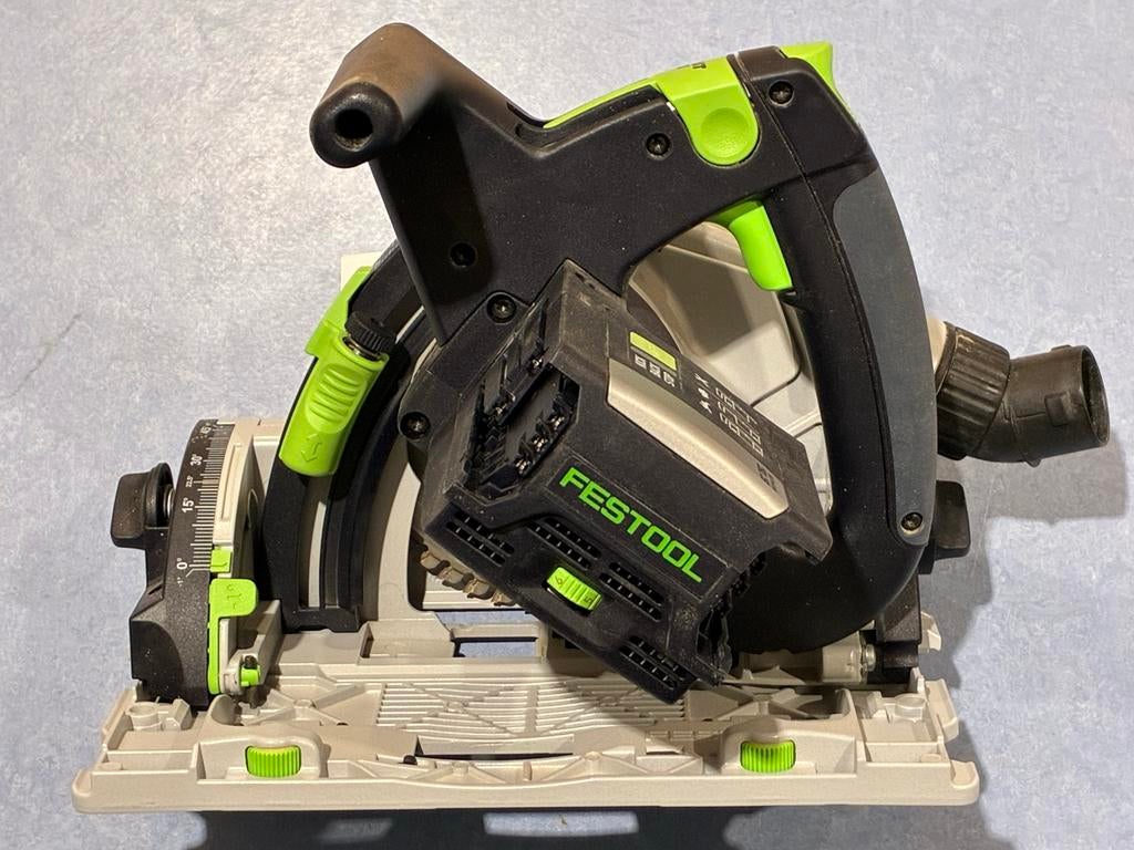 Festool accu invalzaag TSC 55 KEB, Ophalen, Zo goed als nieuw, Invalzaag, 30 tot 70 mm