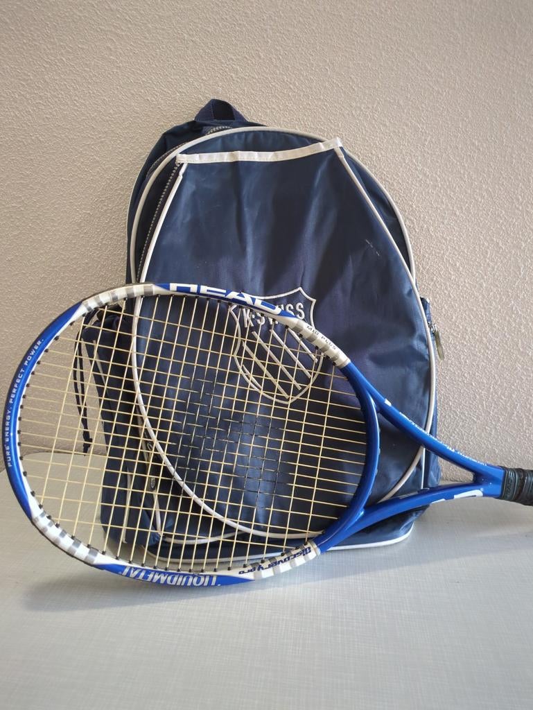 Tennisracket met tas, Sport en Fitness, Tennis, Ophalen of Verzenden, Racket, Head