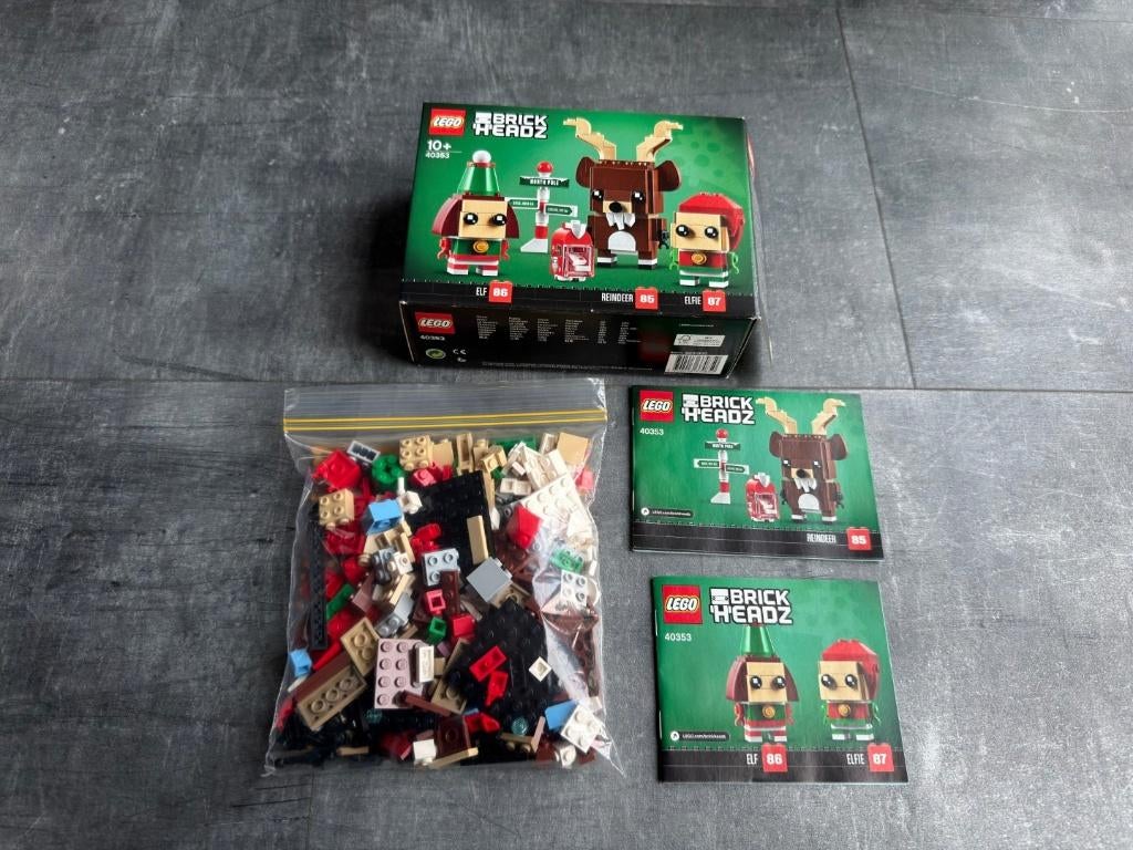 Lego 40353 Rendier, Elf en Elfie, Kinderen en Baby's, Speelgoed | Duplo en Lego, Ophalen of Verzenden, Zo goed als nieuw, Complete set