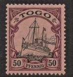 1900 50-pf TOGO-Duitse kolonie, schip, Ophalen of Verzenden, Overige landen, Postfris