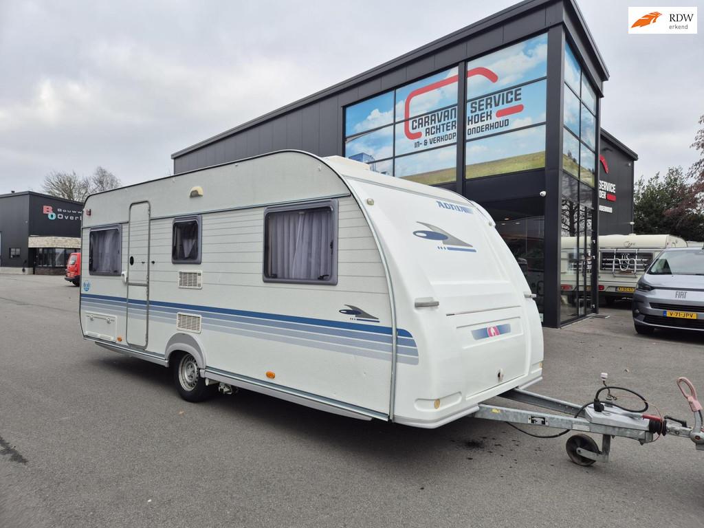 Adria 542PU Enkele bedden, rondzit, mover, Airco & voortent, Caravans en Kamperen, Caravans, Ringverwarming, Rondzit, Bedrijf