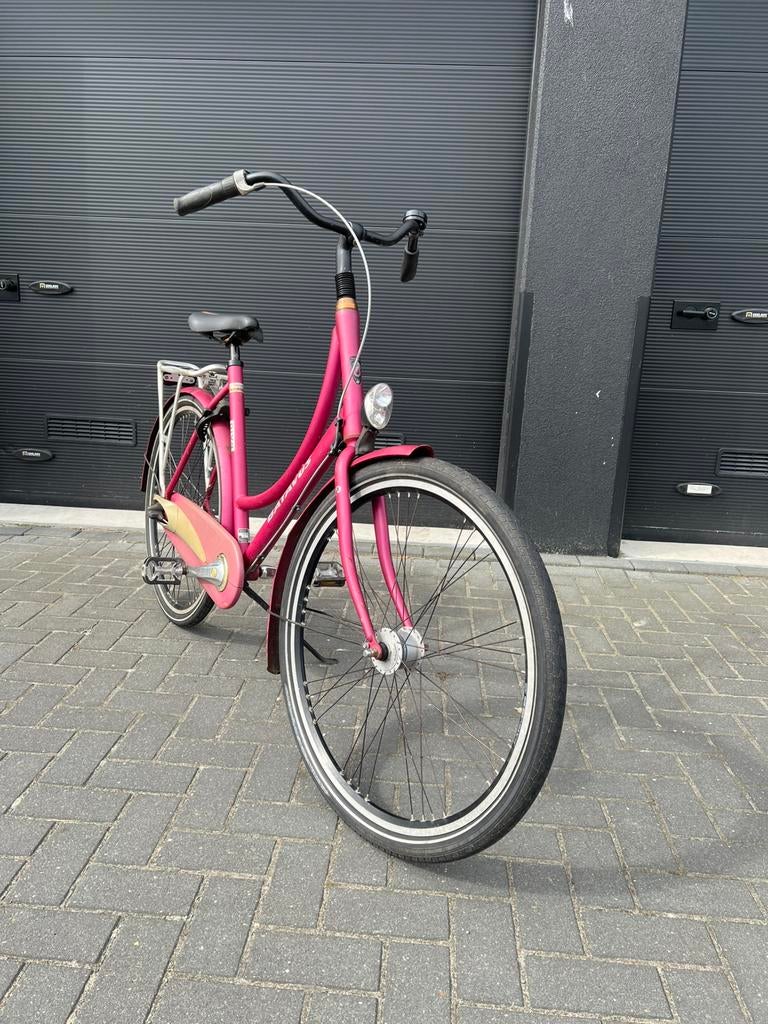 Leuke Batavus Diva roze damesfiets 3 versnellingen slot, Fietsen en Brommers, Fietsen | Dames | Damesfietsen, 53 tot 56 cm, Versnellingen
