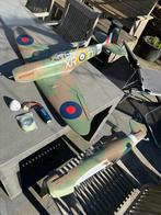 Durafly 1100mm Spitfire met retracts + 4S lipo, Verzenden, Gebruikt, Elektro