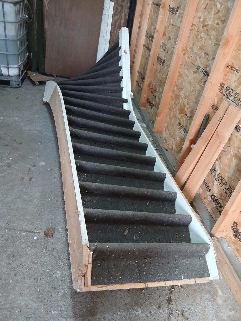 Zoldertrap kwartslag rechts 3,80m, Doe-het-zelf en Verbouw, Ladders en Trappen, Ophalen of Verzenden