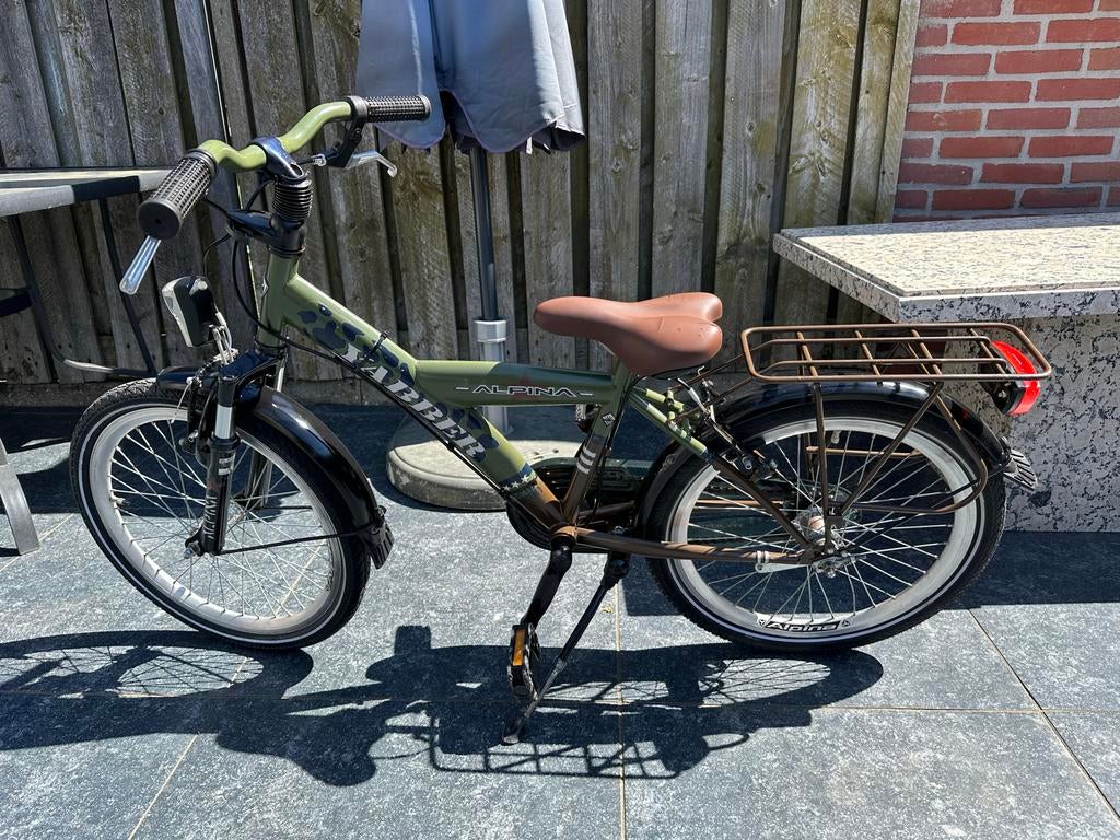 Alpina Gabber kinderfiets 20 inch - Stoer en compleet, Fietsen en Brommers, Fietsen | Kinderfietsjes, Ophalen, Gebruikt, Velgrem