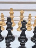 Vintage houten schaakset schaakstukken, Ophalen of Verzenden, ,, ,, ,
