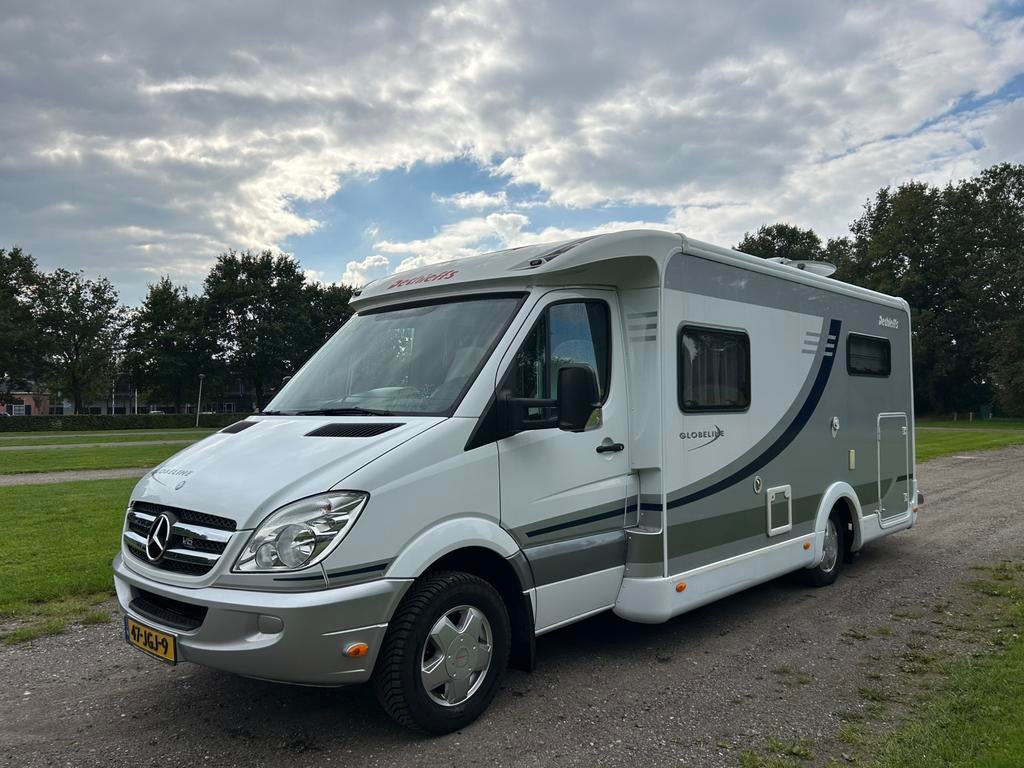 Dethleffs Globe Line T7013 Mercedes 3.0 V6 Automaat, Caravans en Kamperen, Campers, Automaat, Standaard zit, Ringverwarming, Bedrijf