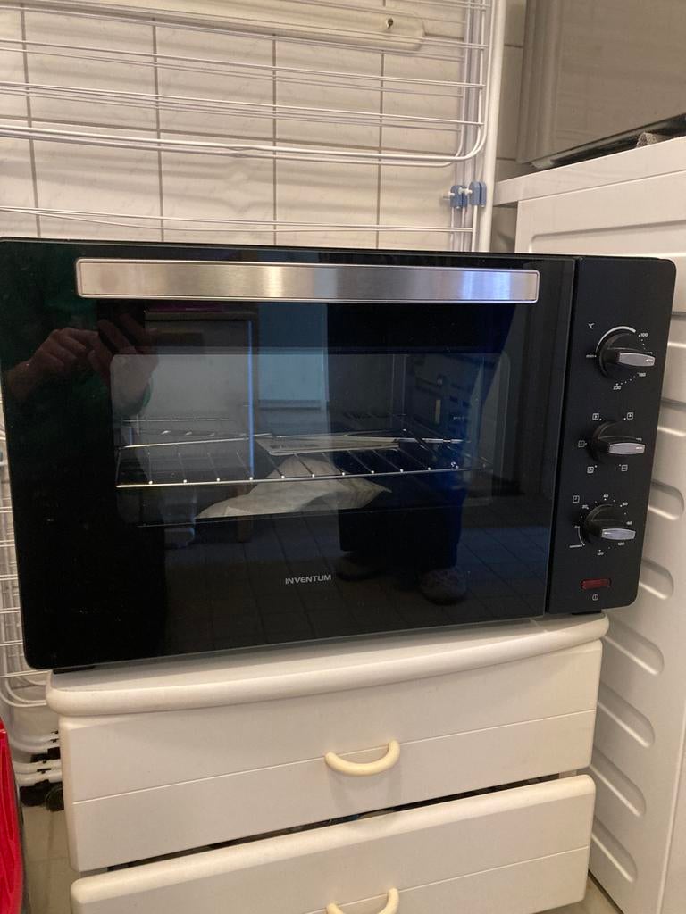 Zo goed als nieuwe Inventum OV457B Vrijstaande Oven!, Ophalen, Zo goed als nieuw, Minder dan 45 cm
