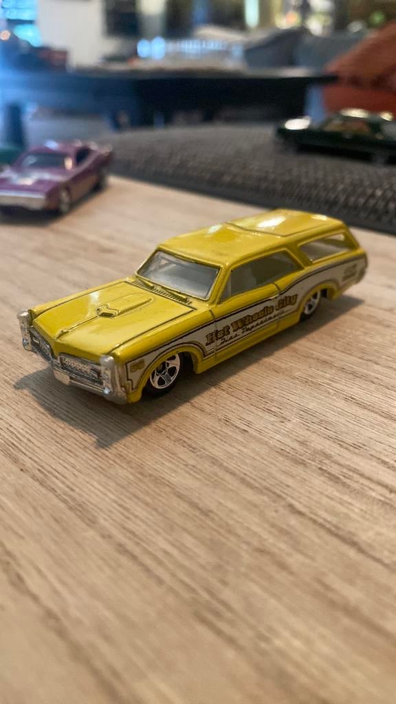 Hot Wheels 1966 Custom Pontiac GTO wagon, Ophalen of Verzenden, Zo goed als nieuw, Auto