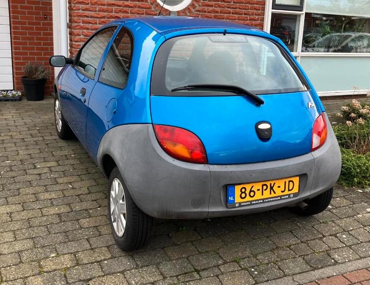 Ford Ka 1.3 I 44KW 2004 Blauw, Auto's, Ford, Particulier, Ka, Airconditioning, Benzine, C, Hatchback, Handgeschakeld, Origineel Nederlands