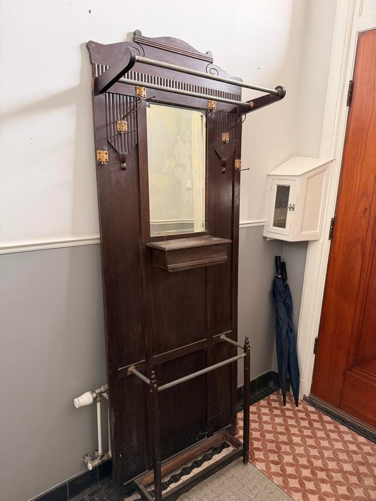 Antieke  kapstok, Gebruikt, 150 tot 200 cm, Hout, Ophalen