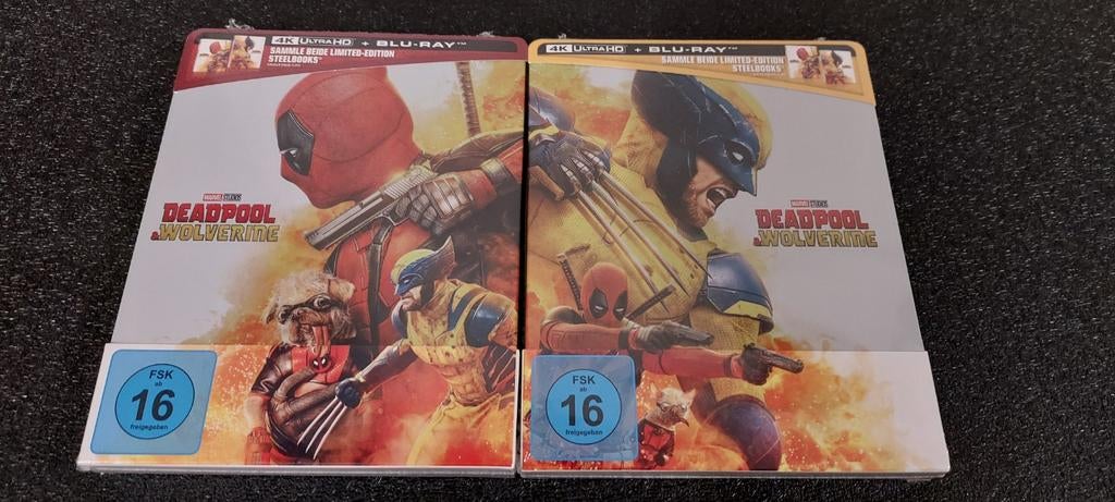 Deadpool & Wolverine 4K UHD + Blu-ray Steelbook Set Nieuw, Ophalen of Verzenden, Nieuw in verpakking, Actie, Boxset