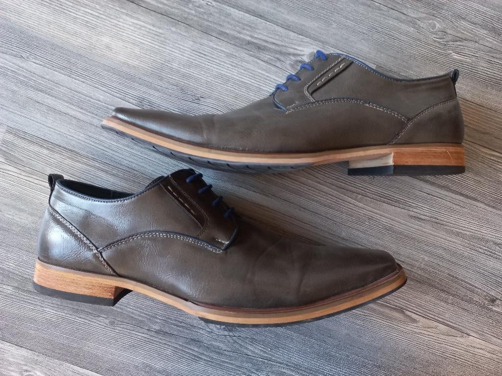 Prachtige herenschoenen leder maat 45, Berkelmans Sameiro, Overige kleuren, Ophalen of Verzenden, Zo goed als nieuw
