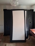 2 persoons boxspring, 2 matrassen + topper, Ophalen, Gebruikt, Tweepersoons, 180 cm