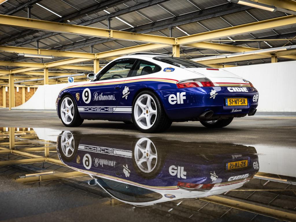 Porsche 911 [996] 3.4 Carrera 4 Coupé Rothmans l Schuifdak, Zwart, 4 stoelen, Vierwielaandrijving, Stoelverwarming