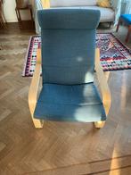IKEA Poang Stoel - blauw in goede staat!, Huis en Inrichting, Stoelen, Ophalen, Blauw, Zo goed als nieuw, Eén