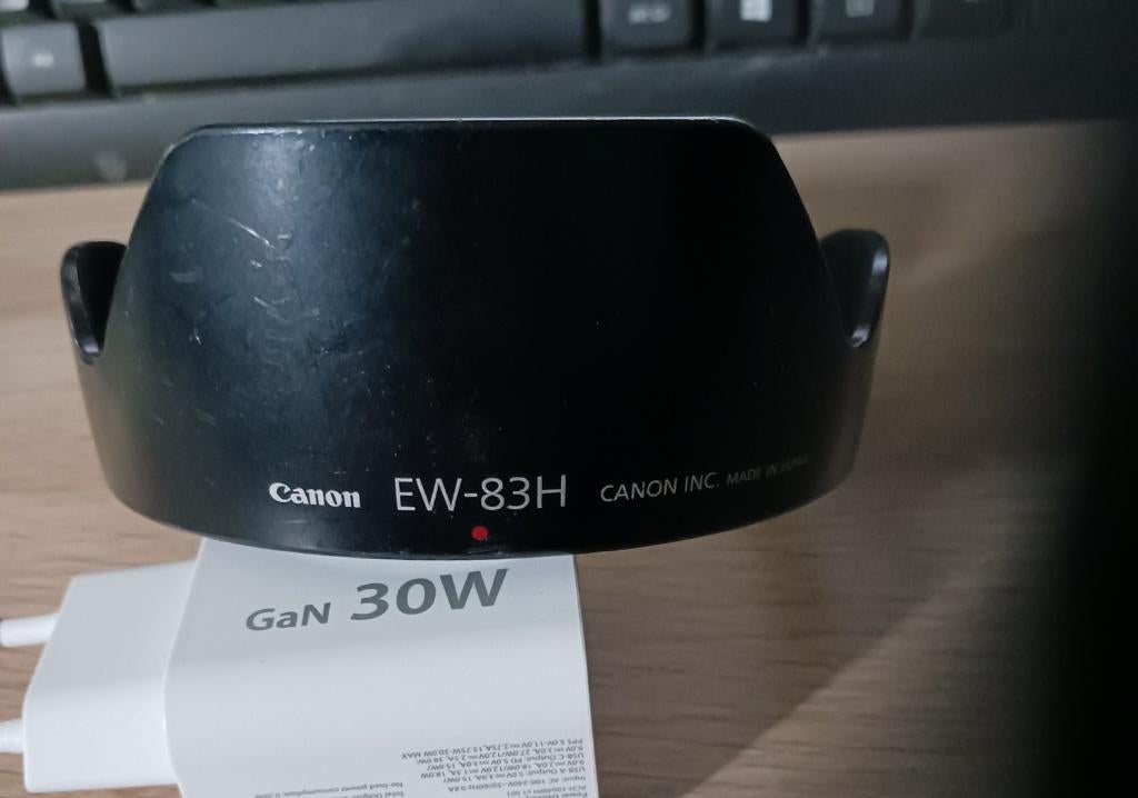 Zonnekap Canon EW-83H voor 24-105mm, Audio, Tv en Foto, Fotografie | Lenzen en Objectieven, Ophalen of Verzenden, Gebruikt, Overige typen