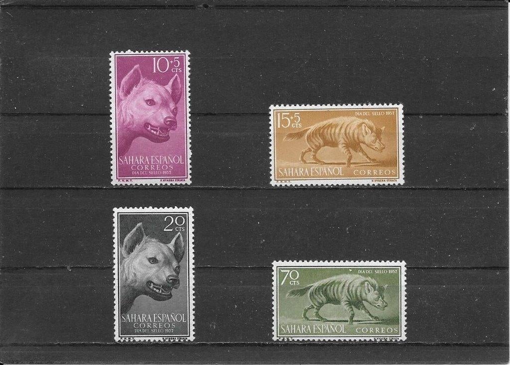 Spaans Sahara dag van de postzegel (dieren), Ophalen of Verzenden, Overige landen, Postfris