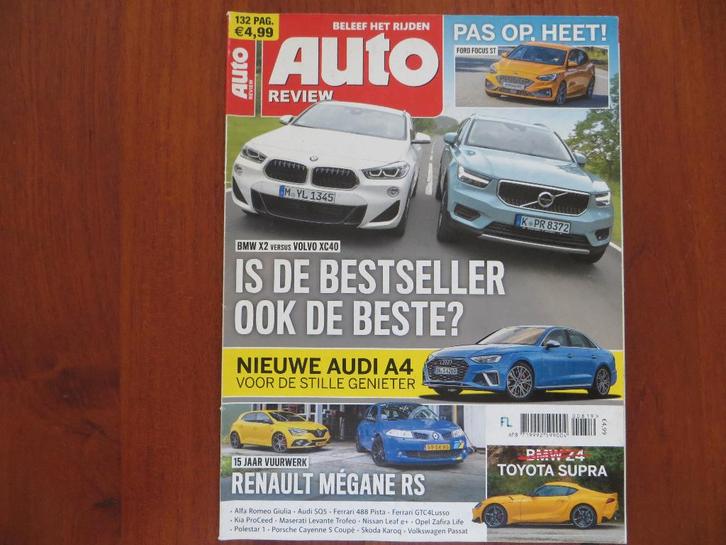 Auto Review 8 2019 Ford Focus ST, Audi A4, 15 jr Renault RS, Boeken, Auto's | Folders en Tijdschriften, Nieuw, Audi, Ophalen of Verzenden