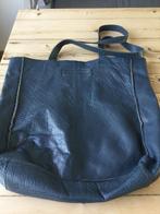 Blauwe leren tas van Sticksandstones, Sieraden, Tassen en Uiterlijk, Tassen | Damestassen, Ophalen of Verzenden, Gebruikt, Blauw