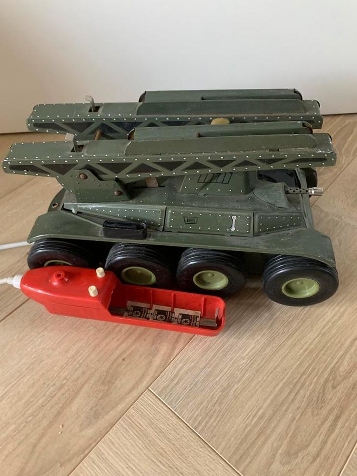 VINTAGE JOUSTRA TANK (1953 NR. 22), Antiek en Kunst, Antiek | Speelgoed, Ophalen of Verzenden