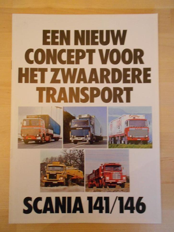 Scania 141 146 V8 Brochure 1977 – Front & Torpedo Neus, Boeken, Auto's | Folders en Tijdschriften, Zo goed als nieuw, Overige merken