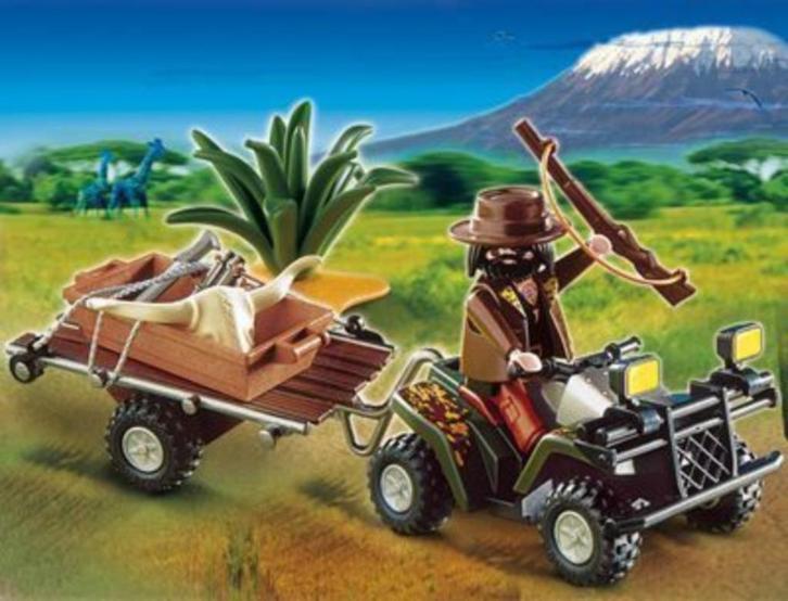 4834 de stroper op de quad, Kinderen en Baby's, Speelgoed | Playmobil, Nieuw, Complete set, Ophalen of Verzenden