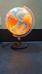 Vintage verlichte Globe - Educatief en Decoratief, Ophalen of Verzenden