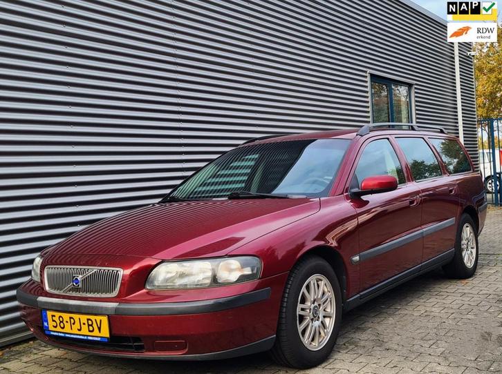 Volvo V70 2.4 EDITION 07-2004 Rood Metallic LPG G3!, Auto's, Volvo, Bedrijf, Te koop, V70, ABS, Airbags, Airconditioning, Centrale vergrendeling