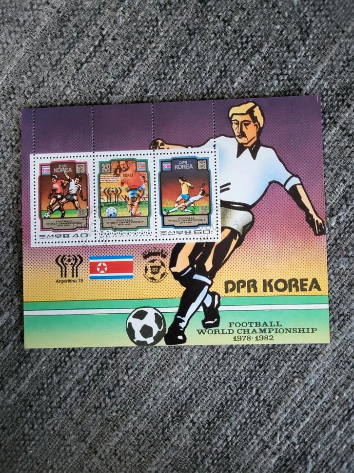 Noord-Korea WK Voetbal 1978-1982 Postzegels, Postzegels en Munten, Postzegels | Azië, Postfris, Oost-Azië, Ophalen of Verzenden