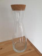 Karaf met kurk van Dille & Kamille inhoud 1 liter zgan, Ophalen, Nieuw, Glas