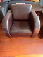 2 Fauteuils, Gebruikt, Ophalen of Verzenden, 50 tot 75 cm, Hout
