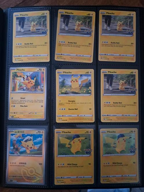 9x pikachu pokemon kaarten, Hobby en Vrije tijd, Verzamelkaartspellen | Pokémon, Zo goed als nieuw, Meerdere kaarten, Ophalen of Verzenden