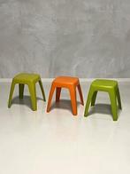 Flair krukken vintage krukjes jaren 70 oranje groen retro, Ophalen, Kunststof, Gebruikt, NL