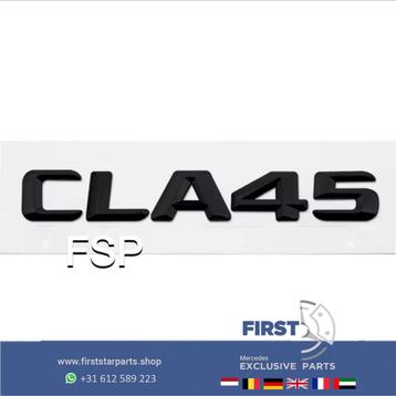 W117 W118 C117 C118 CLA45 LETTERS Mercedes CLA 45 Klasse 201 beschikbaar voor biedingen