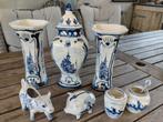 Delfs blauwe vazen en diversen, Antiek en Kunst, Antiek | Vazen, Ophalen of Verzenden
