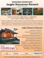 Unieke investeringskans of wonen in Indonesia, Huizen en Kamers, Buitenland, 40 m², Overige soorten, Jogjakarta, Verkoop zonder makelaar