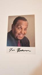 Gesigneerde foto Joseph Jackson pa Michael Janet Latoya etc, Ophalen of Verzenden
