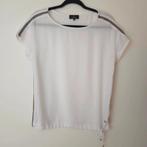 Monari T-shirt top 38 glitter mesh, Kleding | Dames, Maat 38/40 (M), Wit, Second Glow, Zo goed als nieuw