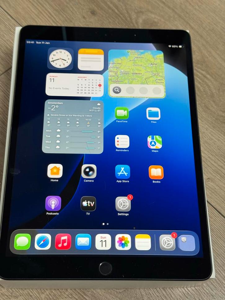 iPad Air 3 (2019) 64GB Space Gray, Computers en Software, Apple iPads, Gebruikt, Apple iPad Air, Wi-Fi, 10 inch, 64 GB, Grijs