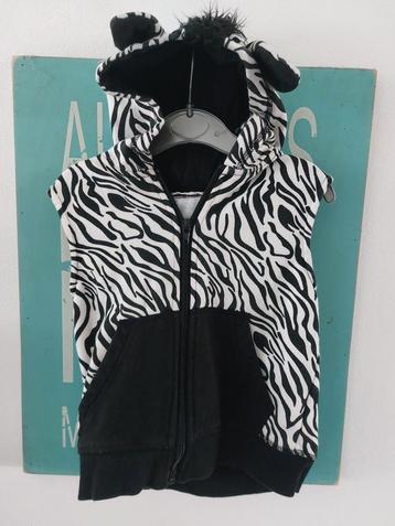 Mouwloos Vest Zebra Print - Maat 98-104 beschikbaar voor biedingen